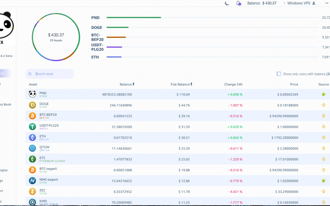 Pandacoin-multiwallet-DEX